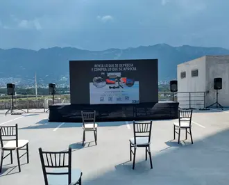 Arrendamiento de pantallas